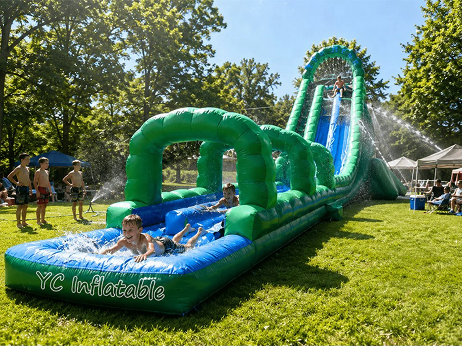 Inflatable Water Slide Slip N Slide front product view