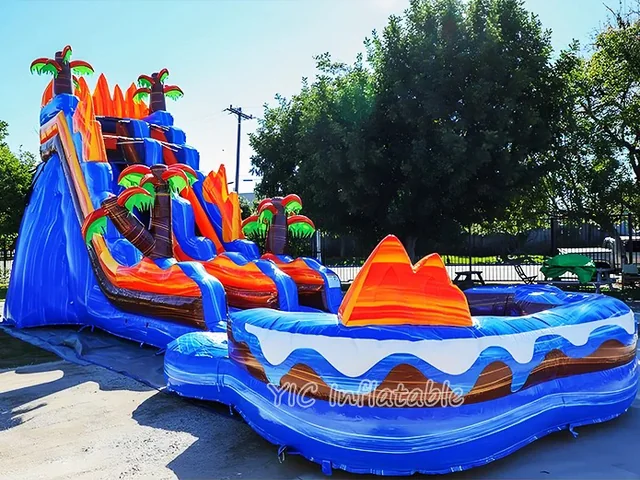 Volcano Water Slide Inflatable product image