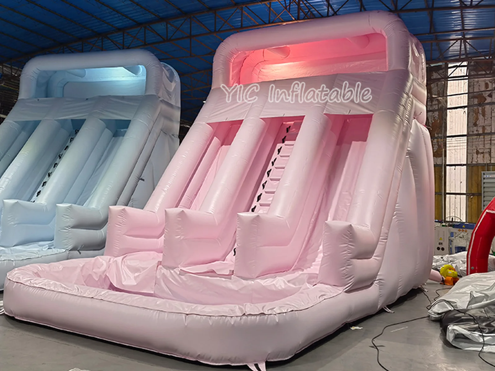 Pink Inflatable Water Slide for Rental detail view 3