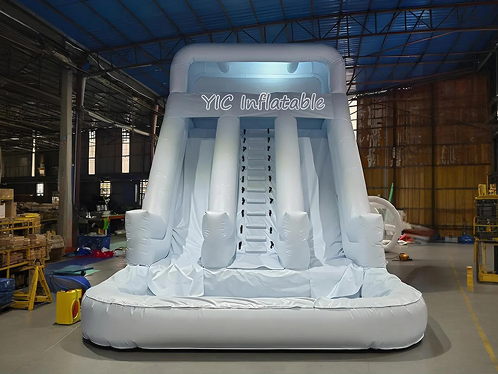 White Glacier Pool Slide front product view