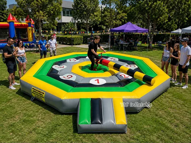 Yellow Green Inflatable Sweeper Arena product image