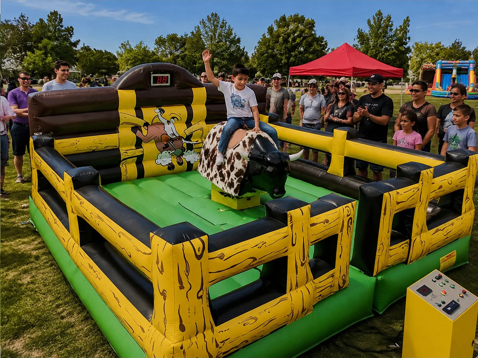 custom interactive amusement attraction front view