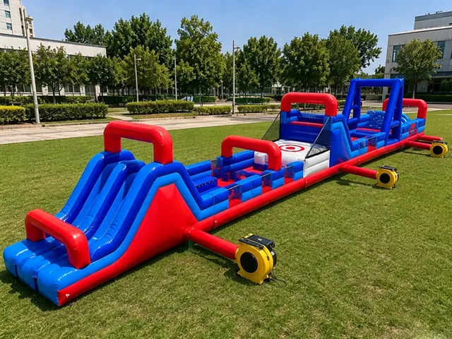 Ninja Warrior Inflatable Obstacle Course product image