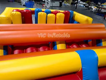 custom inflatable challenge course detail view