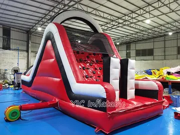 custom inflatable challenge course detail view