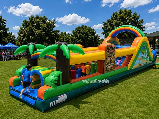 Tiki Adventure Inflatable Obstacle Course product image