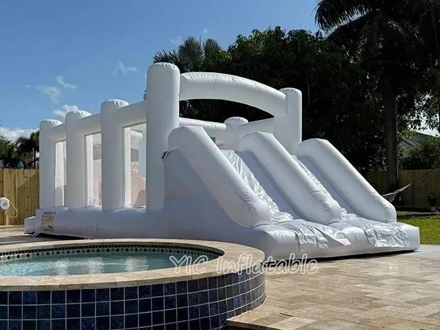 custom inflatable challenge course detail view