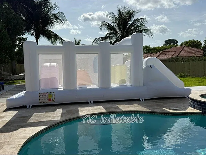 custom inflatable challenge course detail view