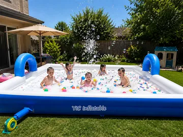 Large Inflatable Foam Pit front view