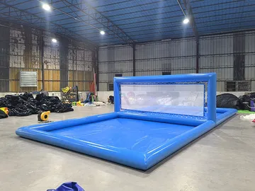 Commercial Inflatable Water Volleyball Court play layout