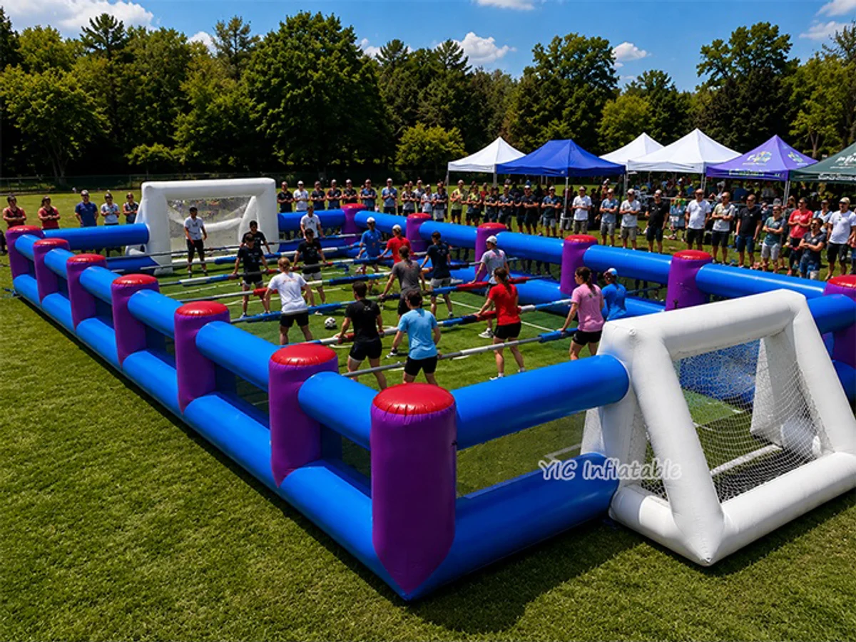 Large Inflatable Soccer Arena front view