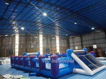 Large Inflatable Soccer Arena play layout