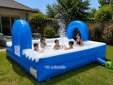Inflatable Foam Pit front view