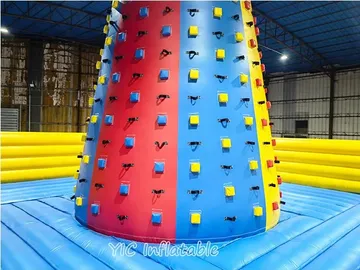 Blow Up Rock Climbing Wall detail view
