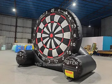 Commercial Inflatable Football Dartboard side view