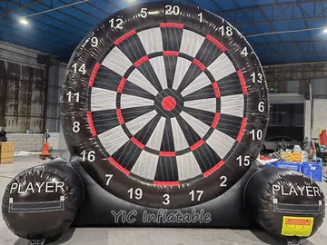 Commercial Inflatable Football Dartboard play layout