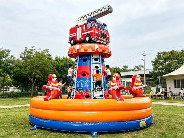 Fire Truck Inflatable Climbing Tower product image