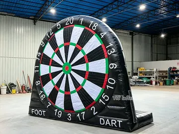 football themed interactive inflatable sports game detail view