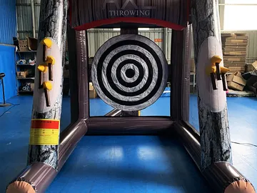 Indoor Inflatable Axe Throwing Game detail view