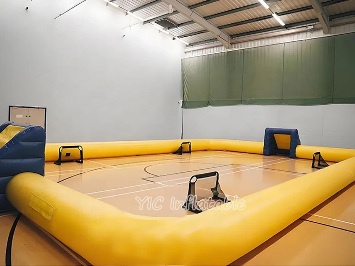 Indoor Inflatable Soccer Field front view