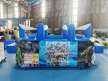 Inflatable Air Hockey Table side view