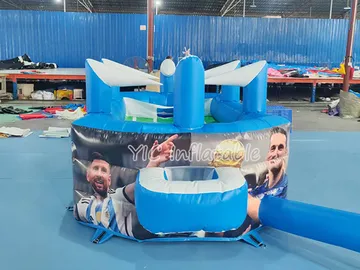 Inflatable Air Hockey Table play layout