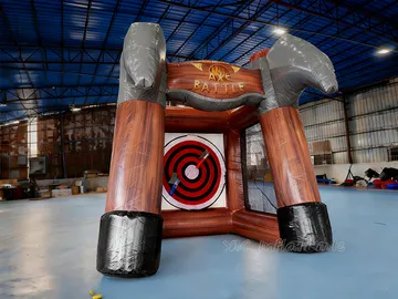 Inflatable Axe Throwing Arena side view