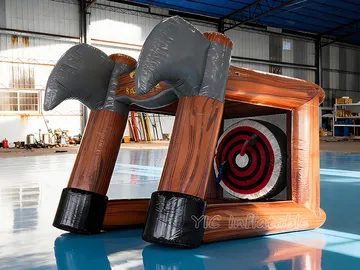 Inflatable Axe Throwing Arena play layout