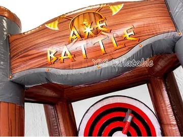 Inflatable Axe Throwing Arena detail view