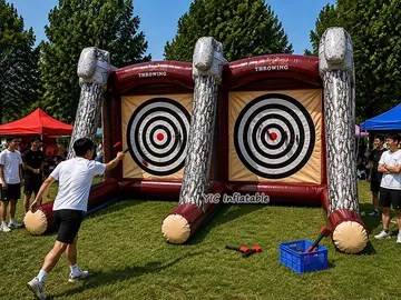 Inflatable Axe Throwing Game front view