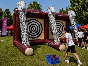 Inflatable Axe Throwing Game side view