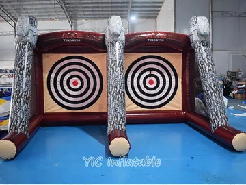 Inflatable Axe Throwing Game play layout