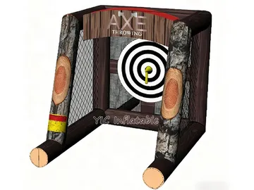 Inflatable Axe Throwing Game commercial attraction view