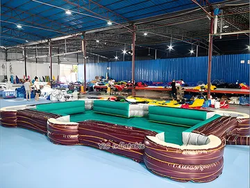 Inflatable Billiard Game Arena commercial attraction view