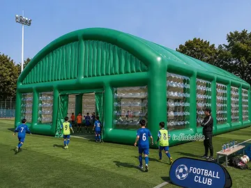 soccer themed interactive inflatable sports game detail view