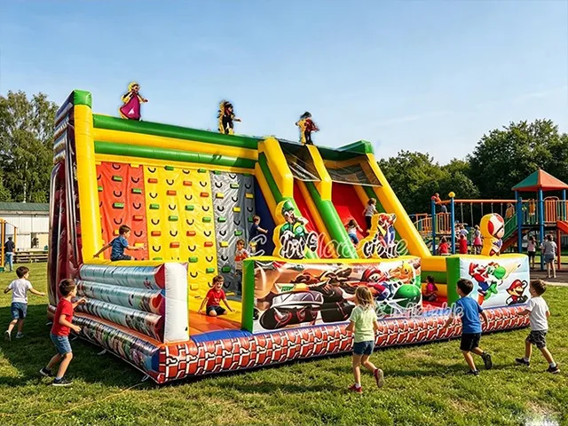 Inflatable Climbing Wall and Slide product image