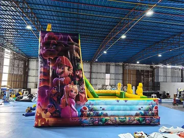 Inflatable Climbing Wall and Slide detail view