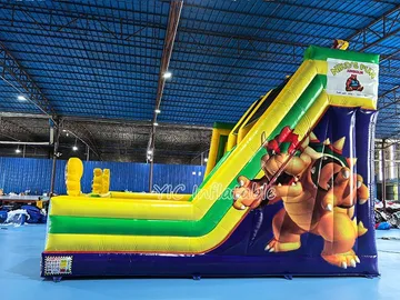 Inflatable Climbing Wall and Slide commercial use view