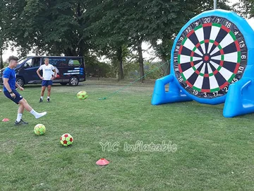Inflatable Football Dartboard Training Game play layout