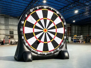 football themed interactive inflatable sports game detail view