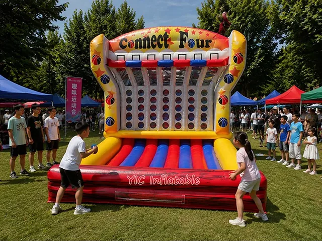 Inflatable Connect Four Basketball Game product image