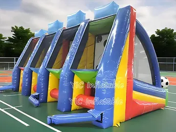 football themed interactive inflatable sports game detail view