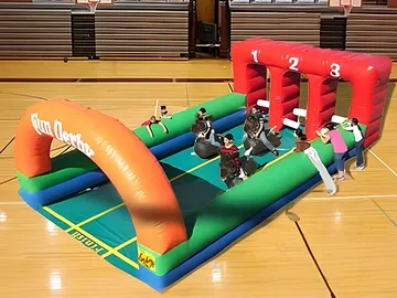 Inflatable Horse Race Game commercial attraction view