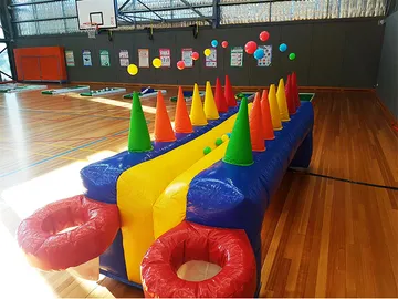 Inflatable Interactive Games Arena front view