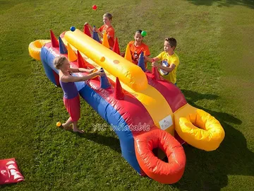Inflatable Interactive Games Arena play layout