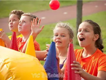 Inflatable Interactive Games Arena commercial attraction view