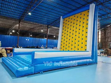Inflatable Rock Climb Slide side view