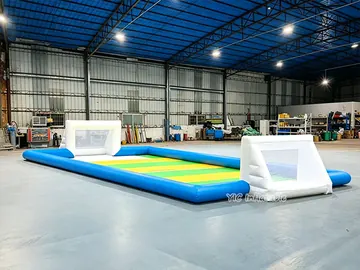 soccer themed interactive inflatable sports game detail view
