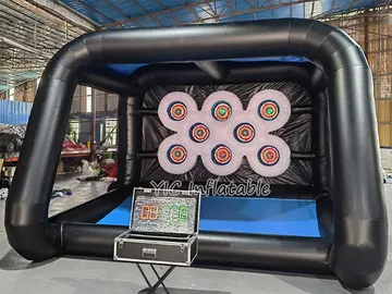 Inflatable Target Dartboard side view