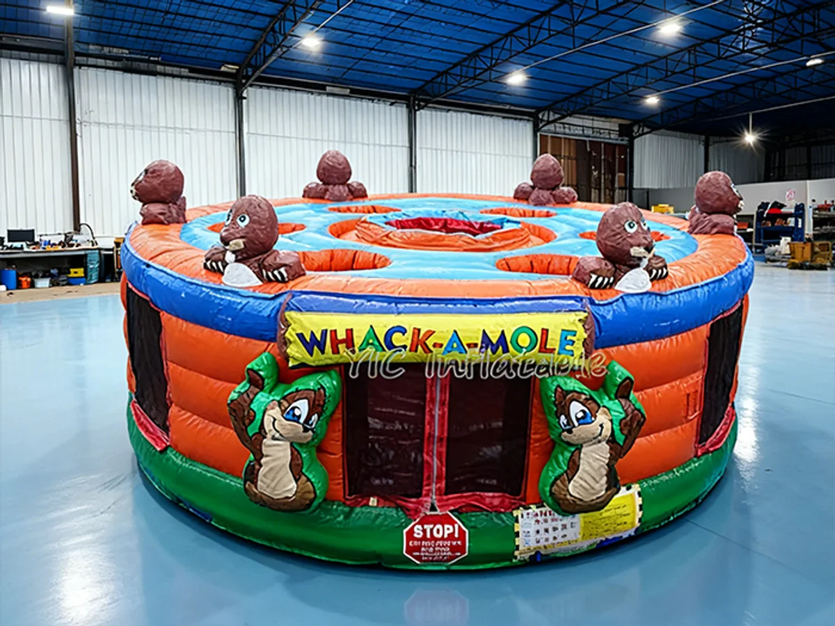 Whack-a-mole Inflatable Game front view